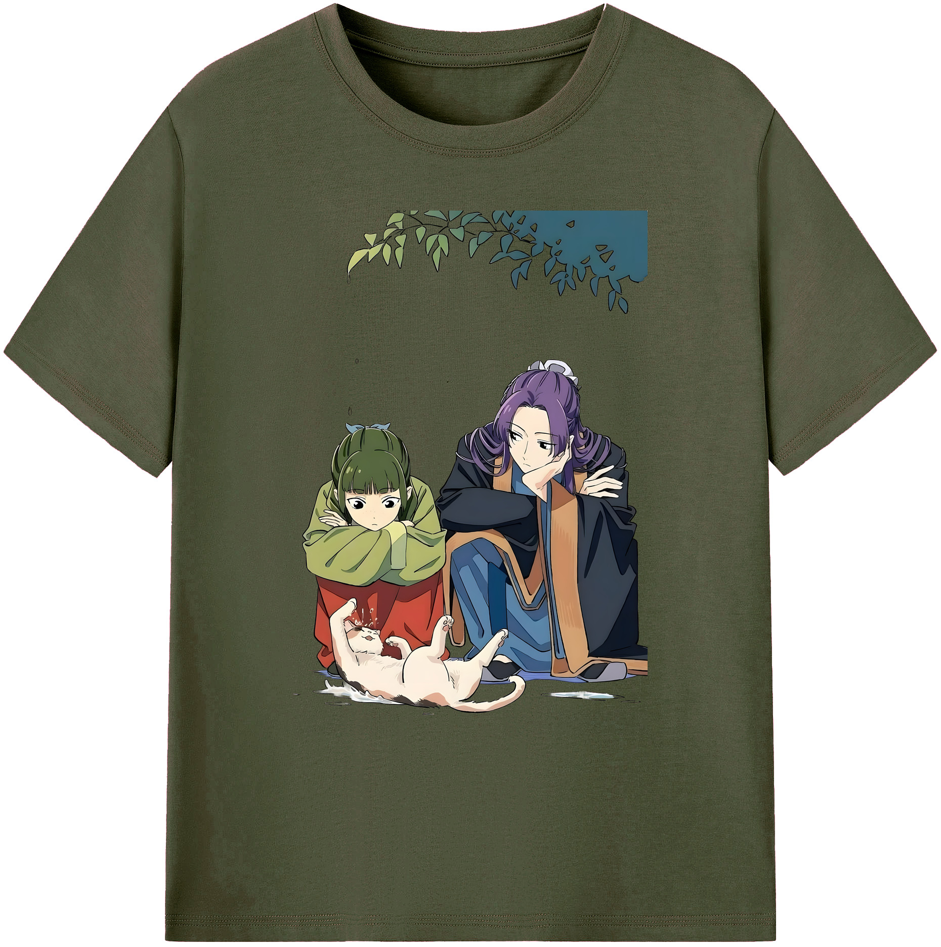（画像用） 薬屋のひとりごと The Apothecary Diaries 綿100％ メンズ半袖Tシャツ｜肌触りやわらか＆通気性